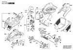 Bosch 3 600 HA4 307 Rotak 1800-43 R Lawnmower 230 V / Eu Spare Parts
